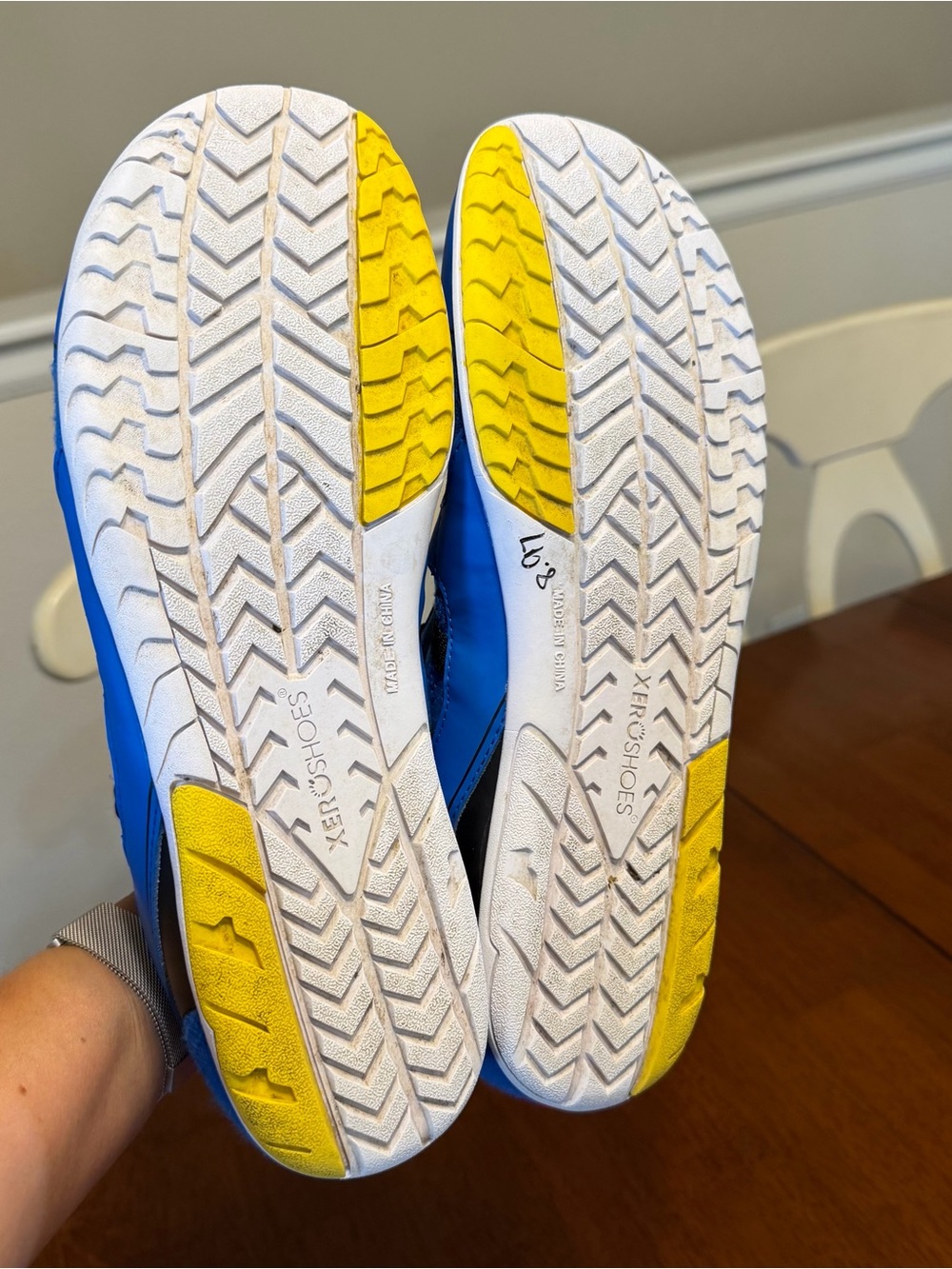 Xero Zelen Born to Run Men's Size 11 Minimalist Barefoot Running Shoes Blue - Picture 7 of 9